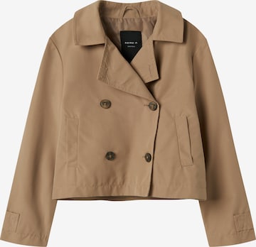 NAME IT - Abrigo 'NKFMadelin' en marrón: frente