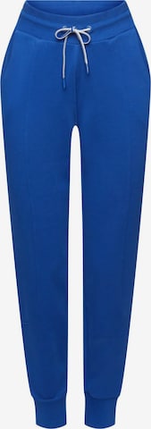 ESPRIT Tapered Sports trousers in Blue: front