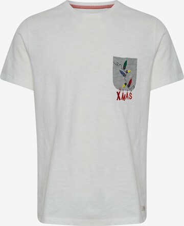 BLEND Shirt 'Christmas' in White: front
