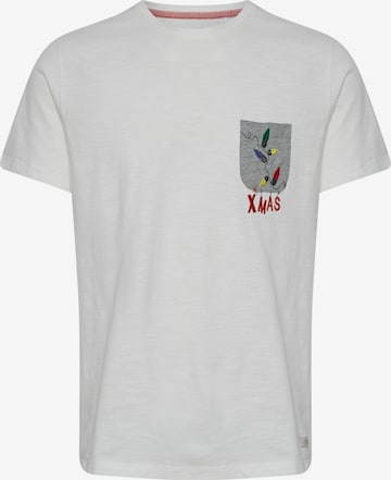 BLEND T-Shirt 'Christmas' in Weiß: predná strana