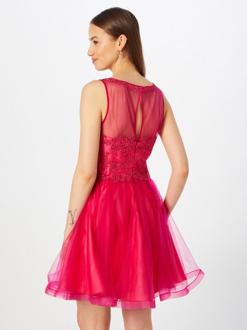 Robe de cocktail Laona en rouge