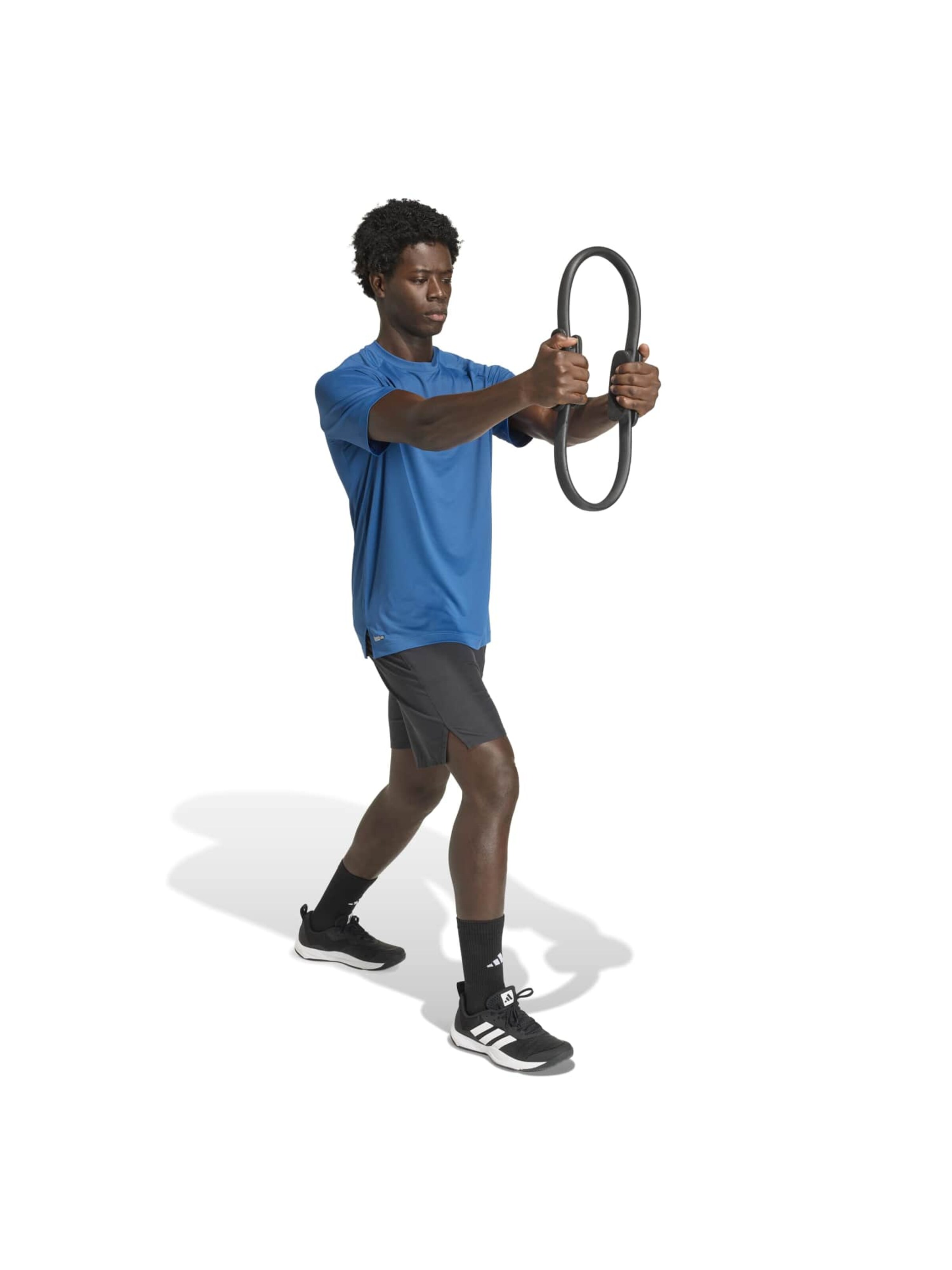 mėlyna ADIDAS PERFORMANCE Sportiniai marškinėliai 'TECH ESS'