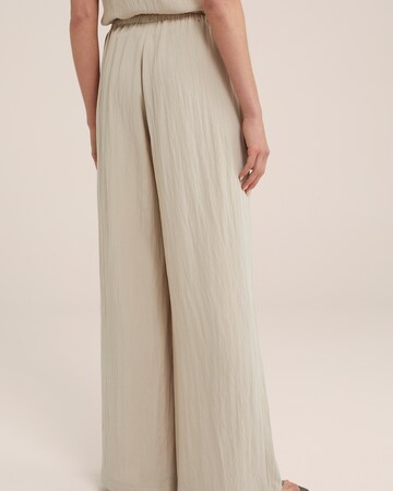 Wide Leg Pantalon WE Fashion en beige