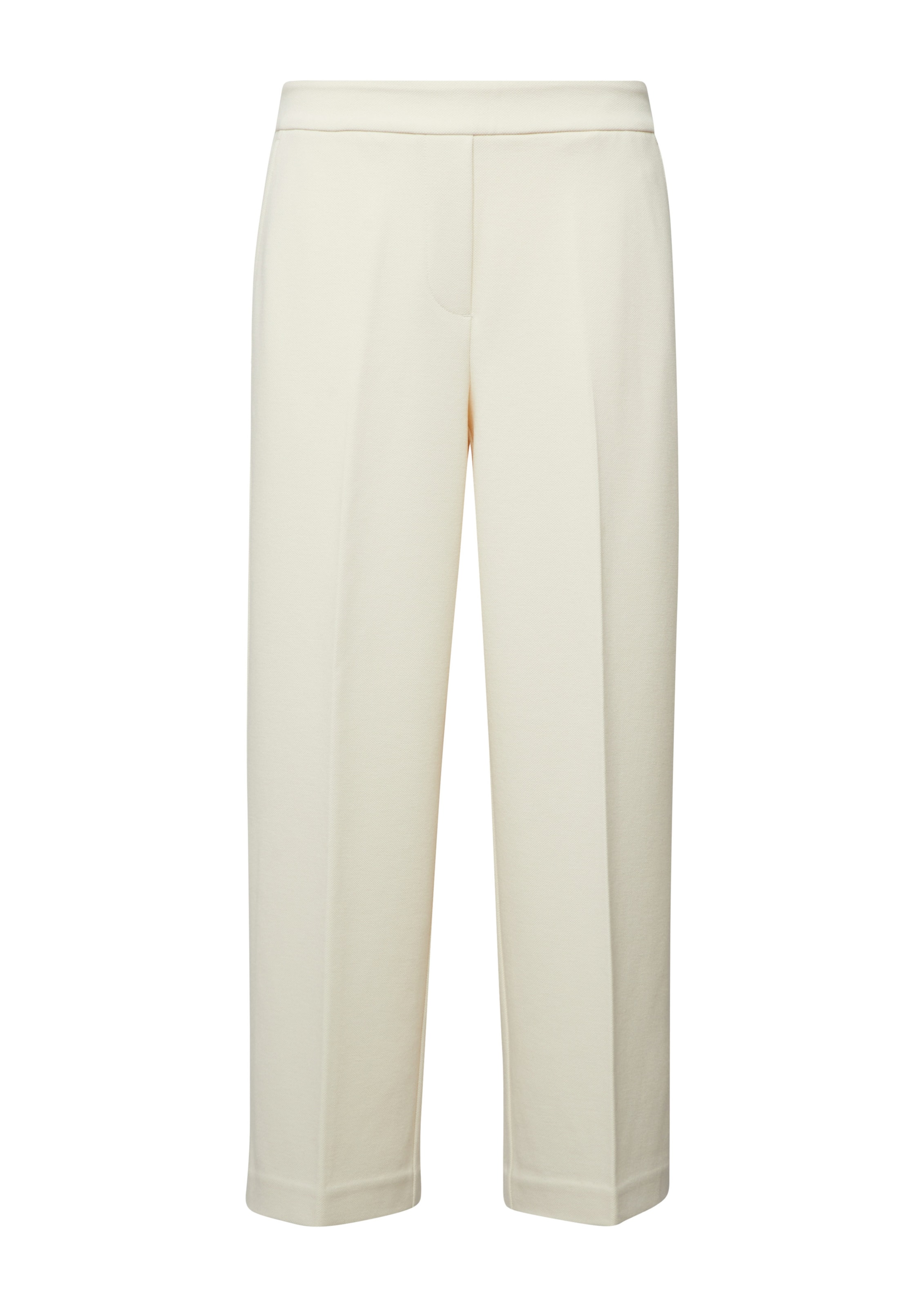 s.Oliver Wide leg Pantalon in Beige: voorkant