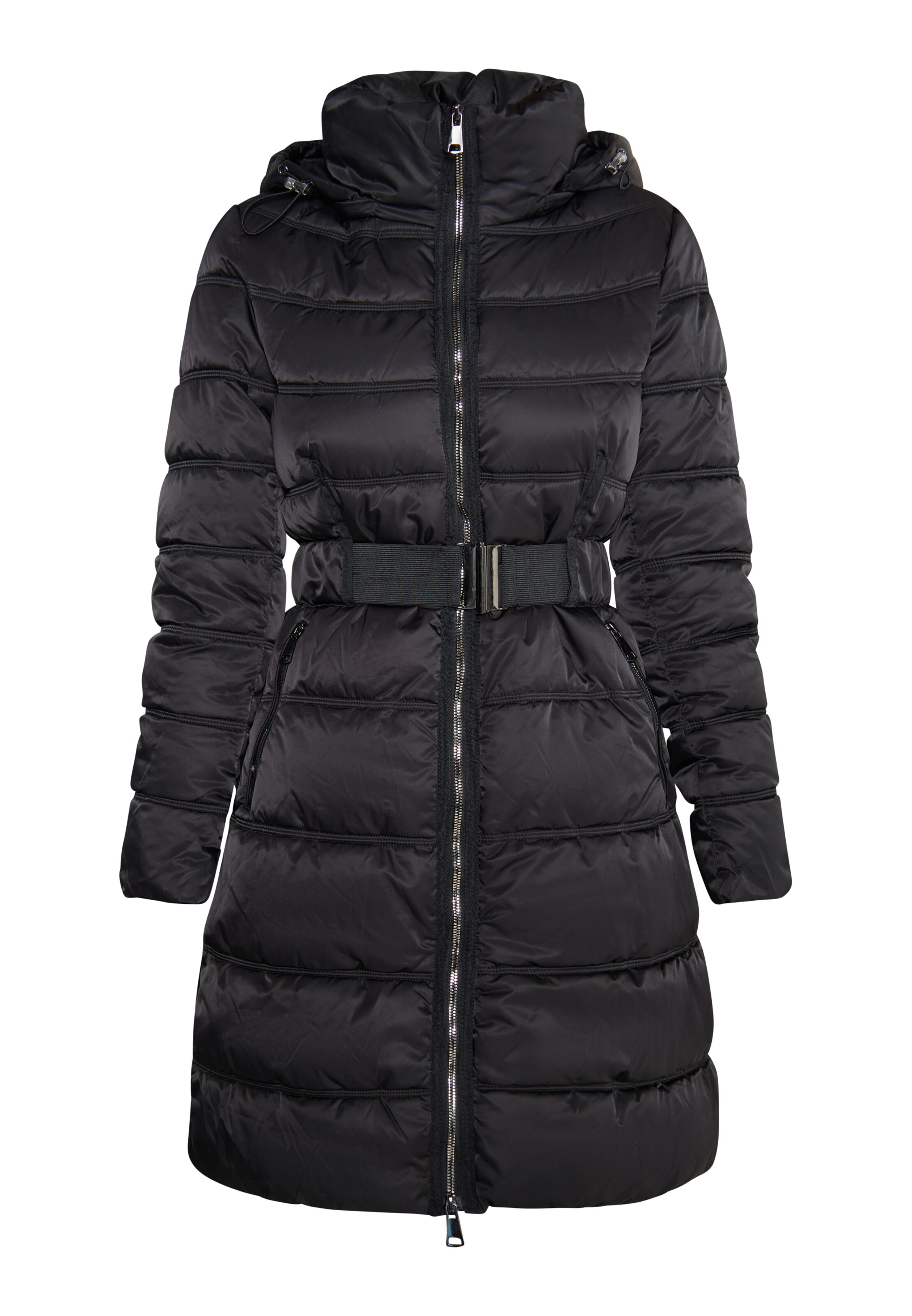 TUFFSKULL Zimný kabát - Čierna: predná strana