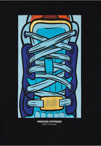 T-Shirt 'Laces' Weekend Offender en noir