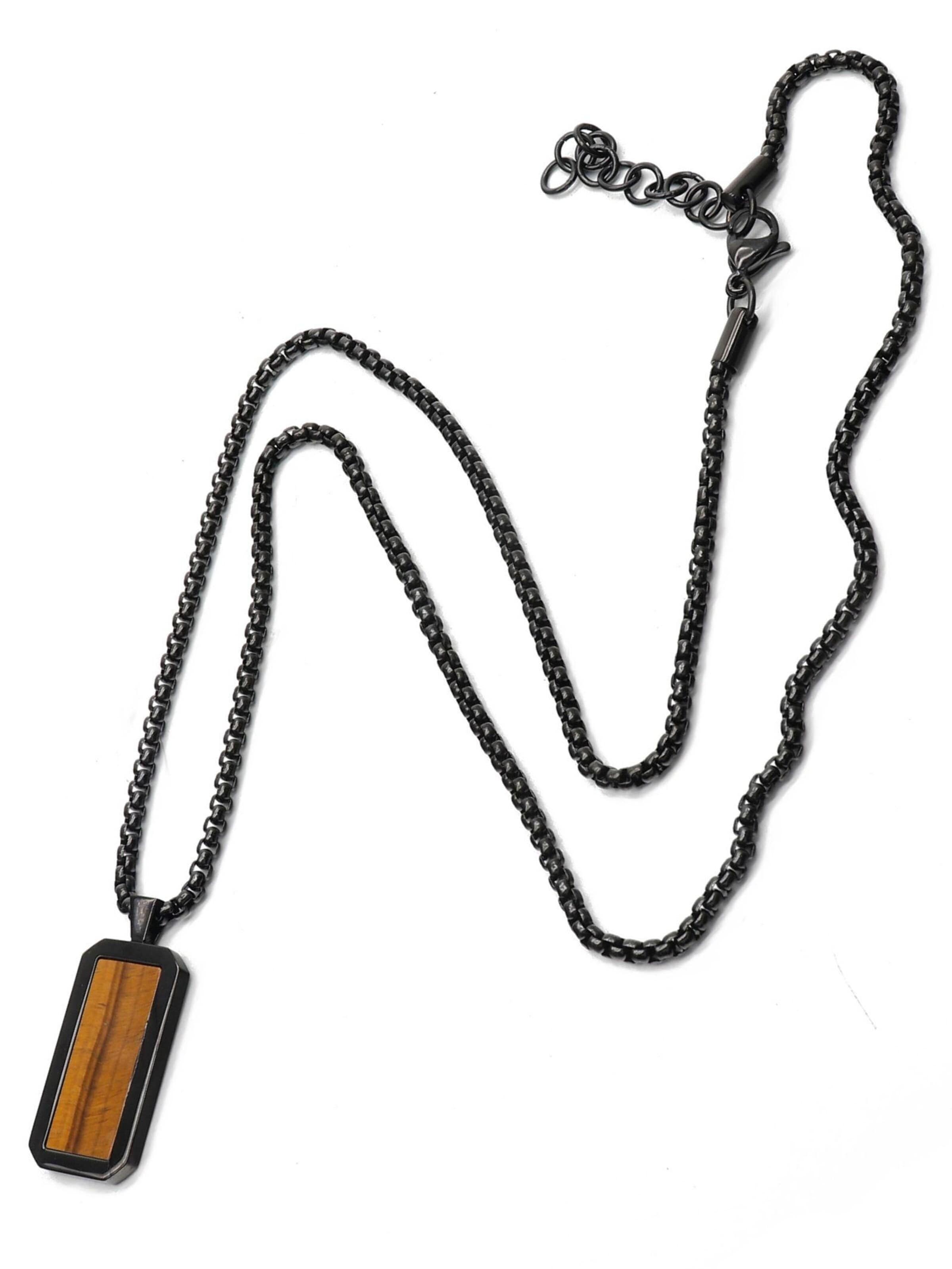 Chaîne 'Necklace' GT Collection en marron : devant