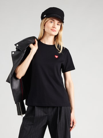 HUGO Shirt 'Damacia_6' in Black: front