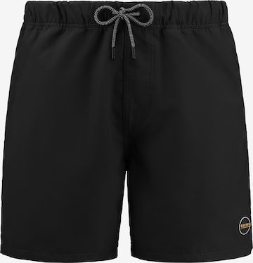 Pantaloncini da bagno di Shiwi in nero: frontale