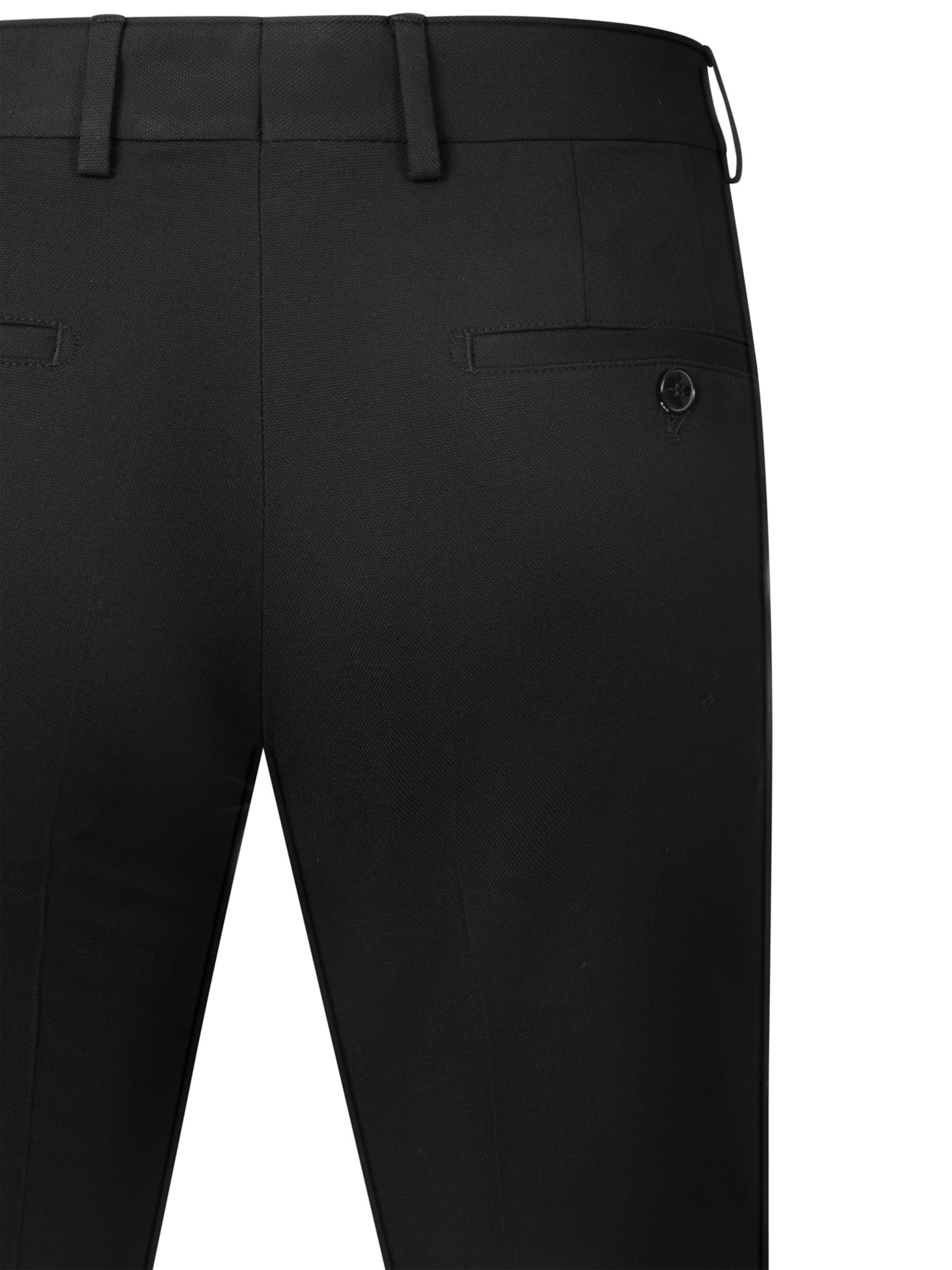 Regular Pantalon Karl Lagerfeld en noir : derrière