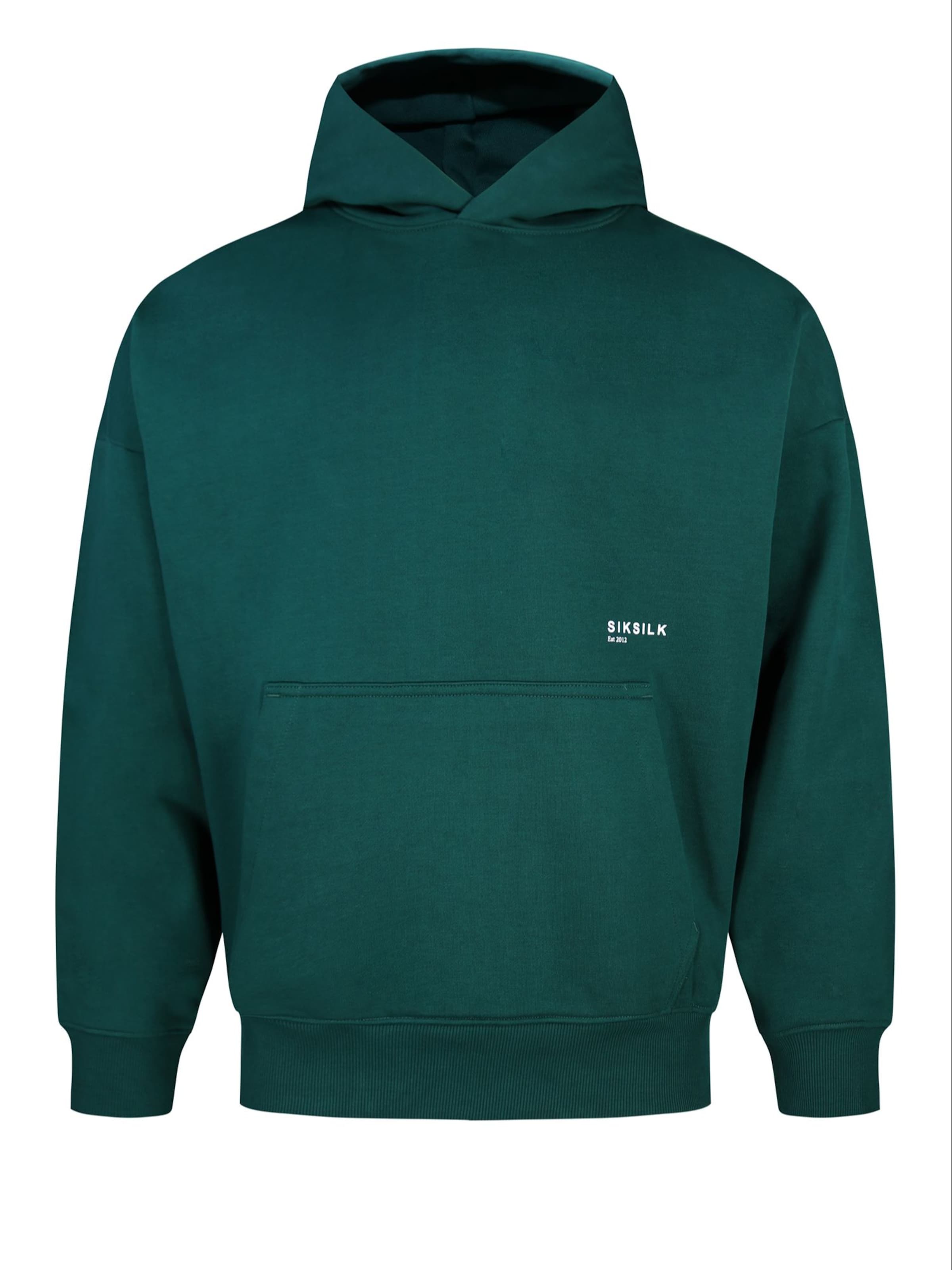 SikSilk Pullover in Grün: Vorderseite