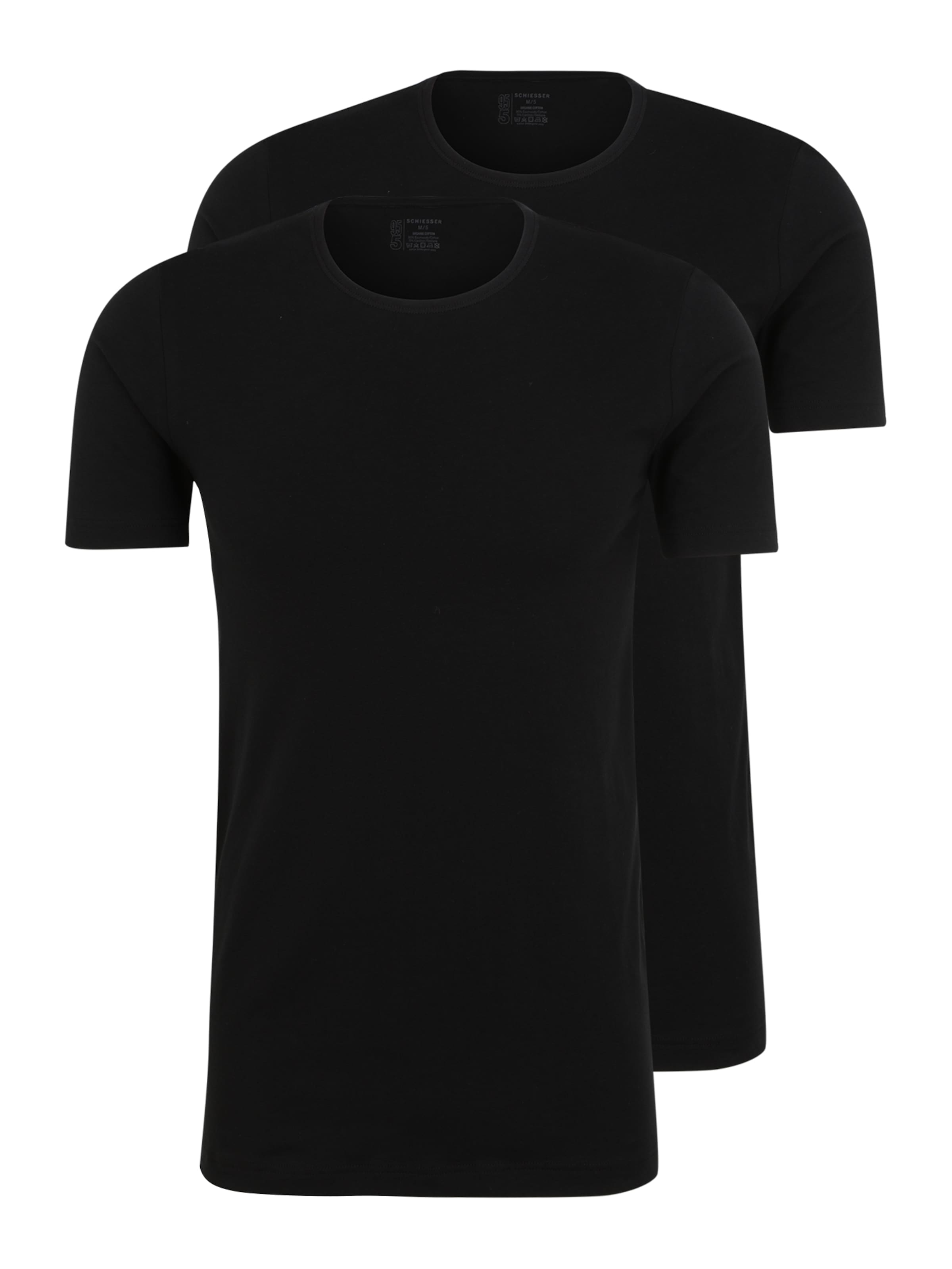 SCHIESSER Undershirt in Black: front