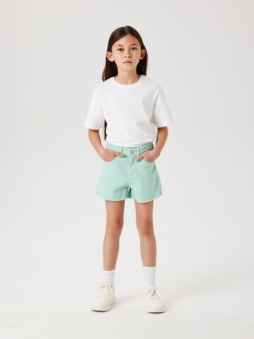 NAME IT Loosefit Jeans 'NKFROSE' i grøn: forside