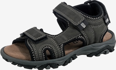 INDIGO Sandals & Slippers in Dark grey / Black, Item view