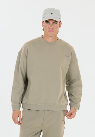 Virtus Sweatshirt 'Dela' in Brown: front