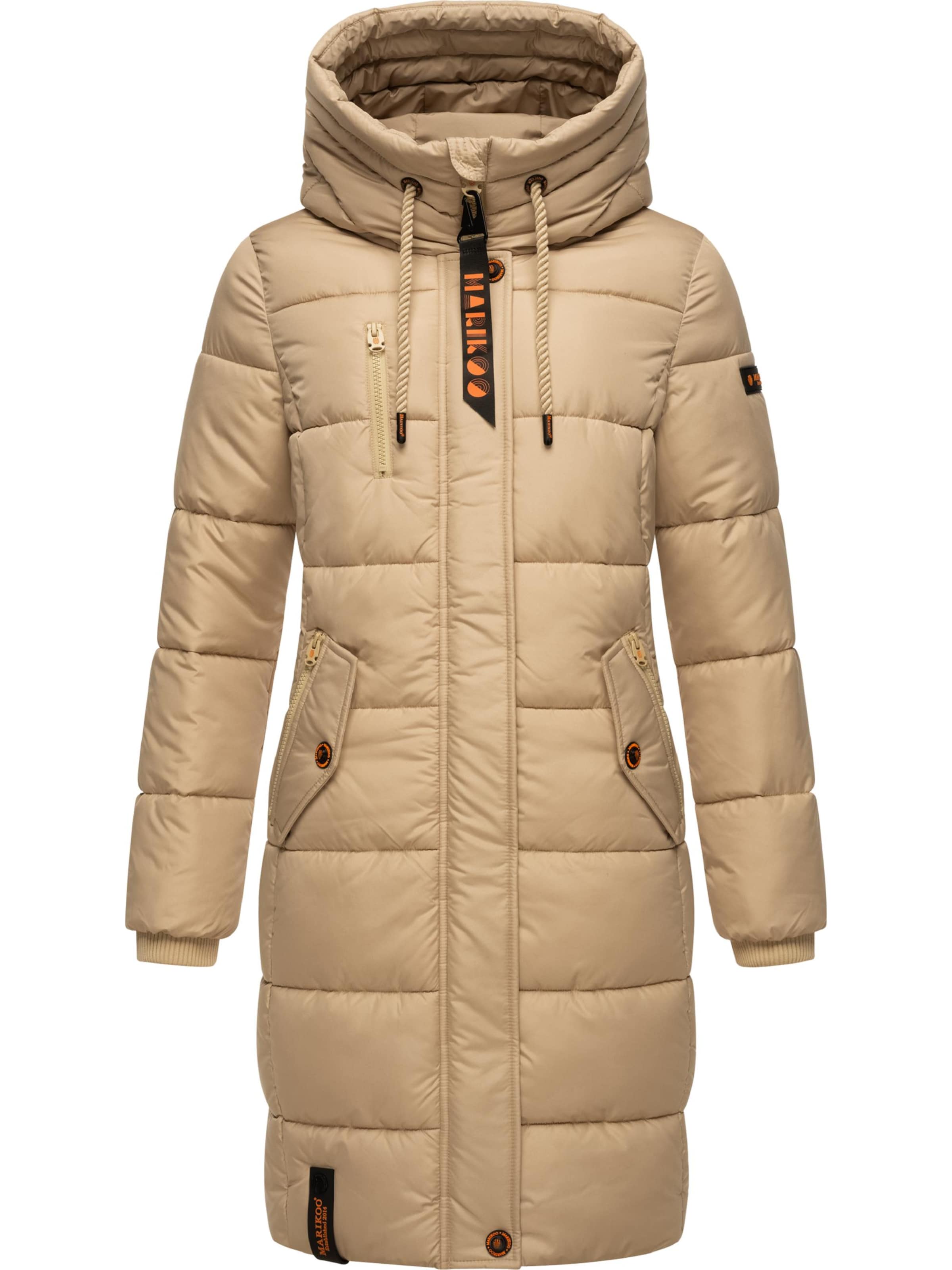 MARIKOO Winter coat &#x27;Yuikoo&#x27; in Beige: front