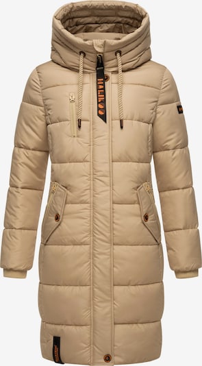 MARIKOO Wintermantel 'Yuikoo' in de kleur Beige, Productweergave