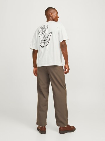 JACK & JONES T-shirt 'JJMystic' i vit