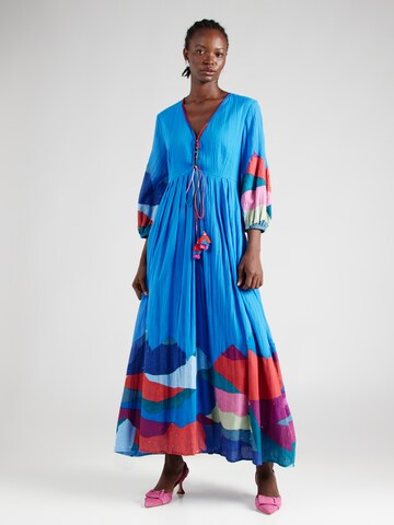 Robe Derhy en bleu : devant