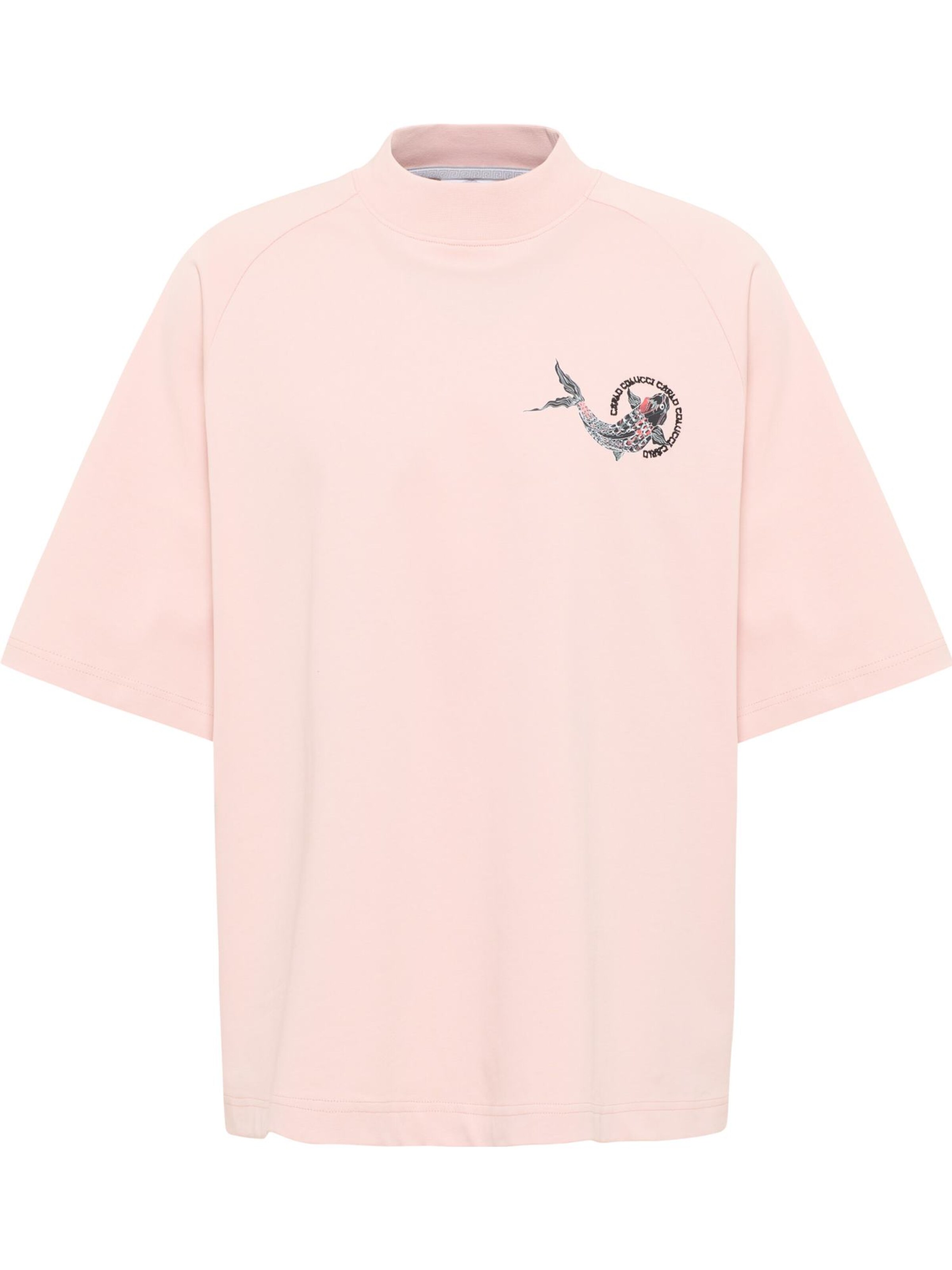 Carlo Colucci T-Shirt 'Dorigoni' in Pink