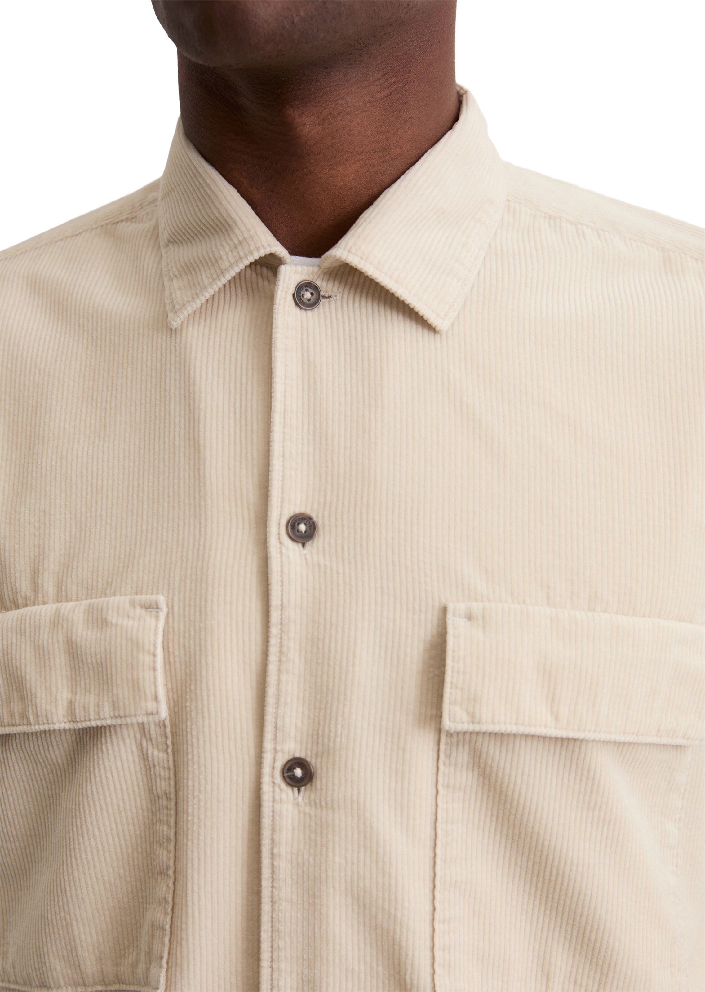 Marc O'Polo Regular Fit Hemd in Beige