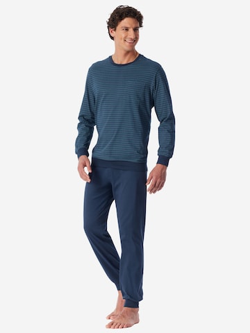 Pyjama long ' Comfort Essentials ' SCHIESSER en bleu