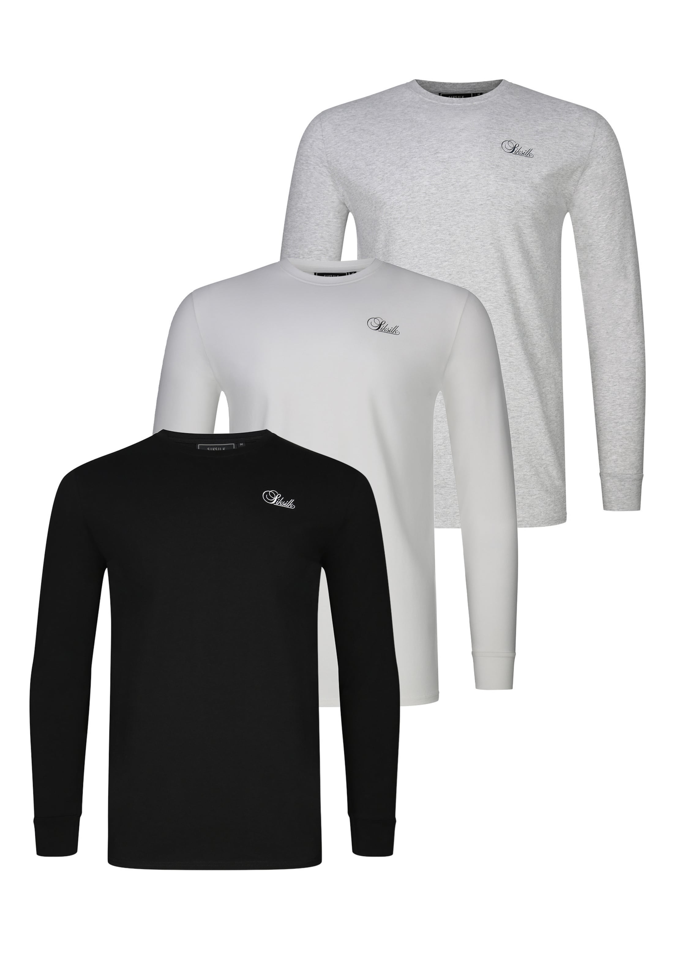 SikSilk Koszulka w kolorze mieszane kolory: przód