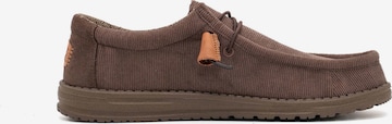 HEY DUDE Moccasins 'Wally' in Brown