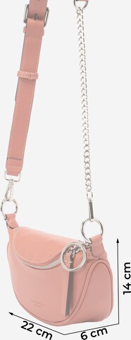 Seidenfelt Manufaktur Crossbody bag 'Skien' in Pink