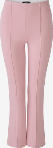 OUI - regular Pantalón de pinzas en rosa: frente