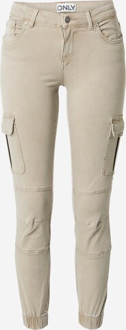ONLY Slim fit Cargo trousers 'MISSOURI' in Beige: front