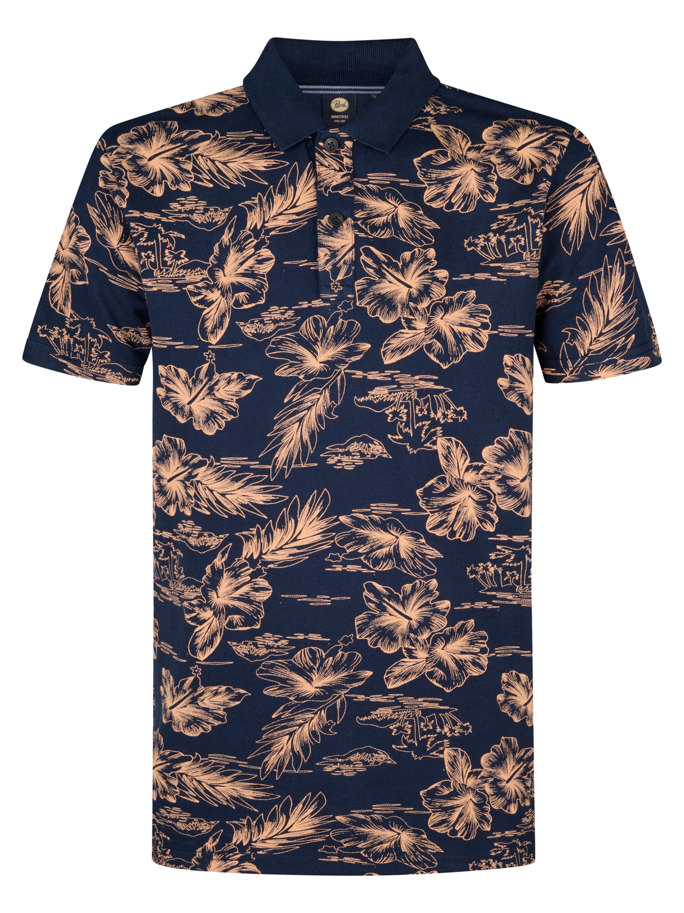 T-Shirt 'Shellway' Petrol Industries en bleu : devant