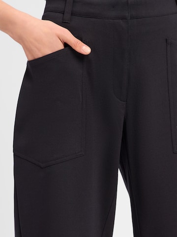 Regular Pantalon à pince ' Ocean ' Cambio en noir