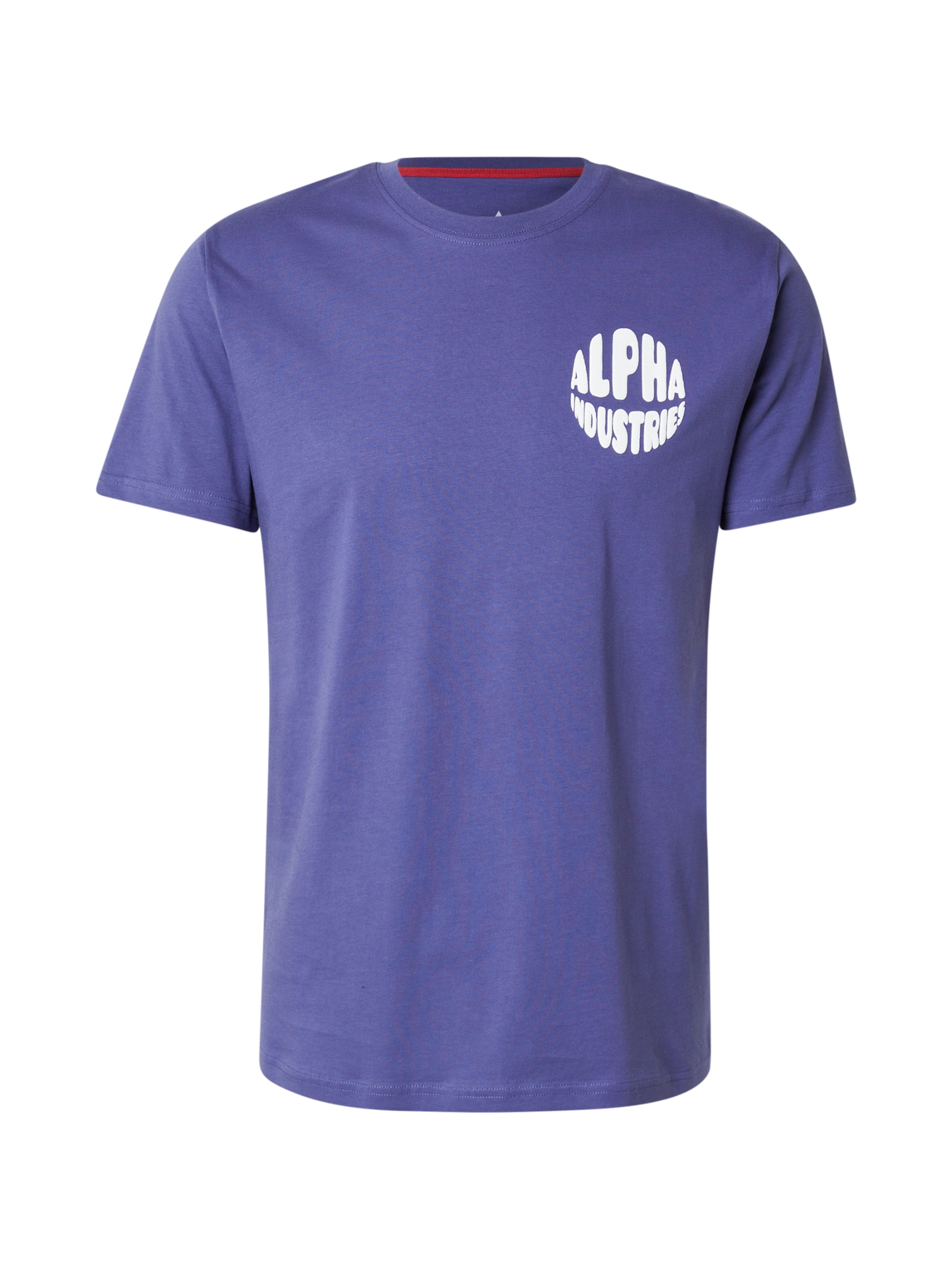 ALPHA INDUSTRIES Shirt in Purple: front