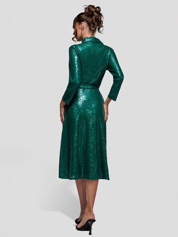 Robe-chemise GODDIVA en vert