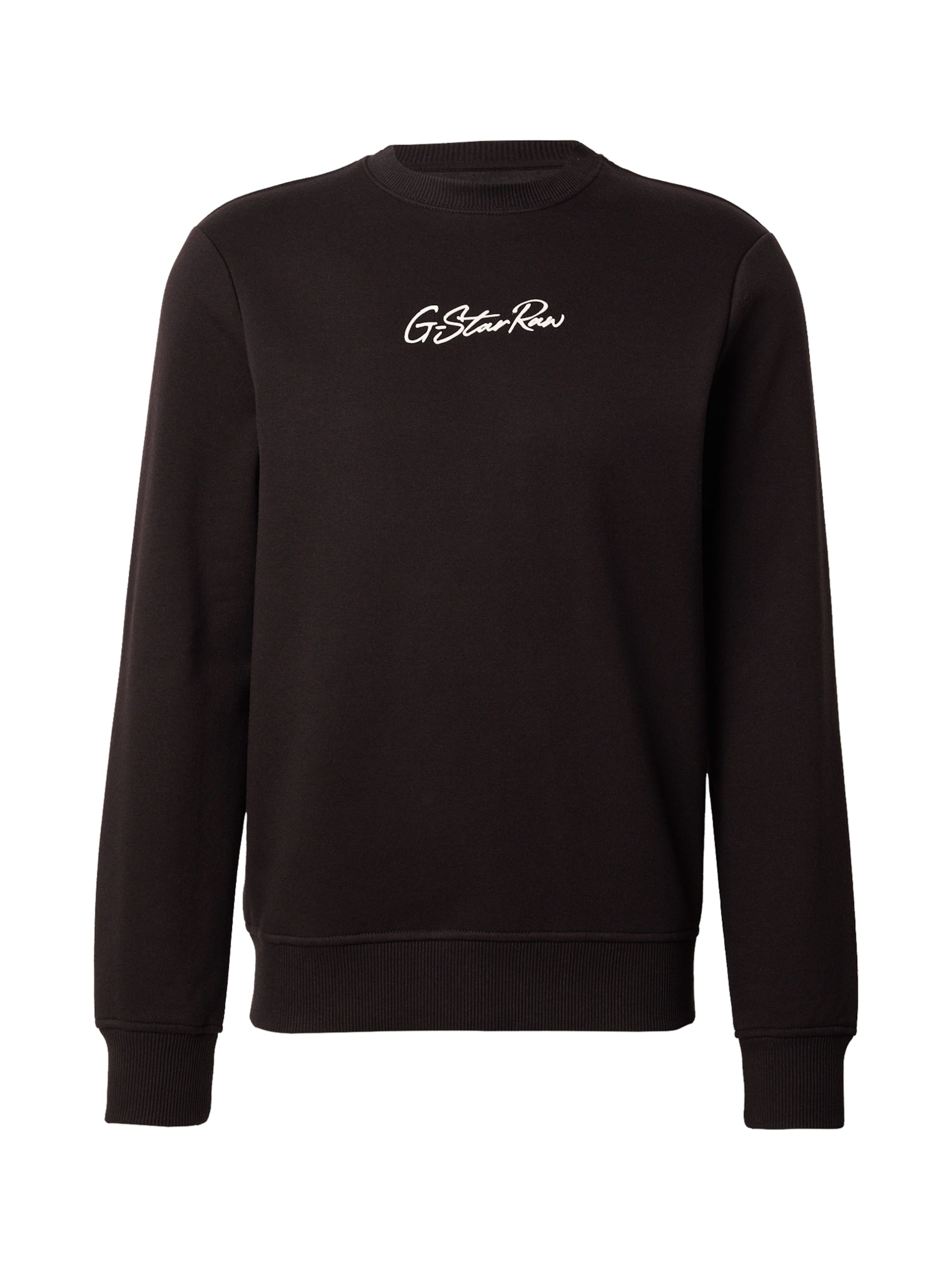 G-STAR Свитшот 'Autograph' в Черный: спереди