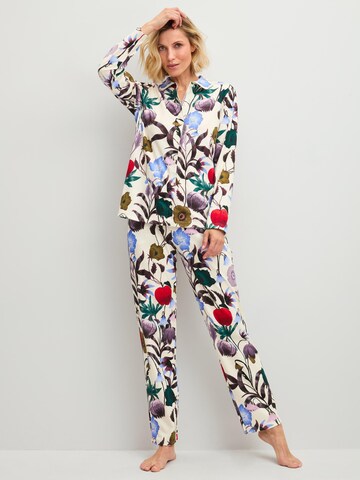 CALIDA Pyjamabroek 'Alpine M&M' in Beige