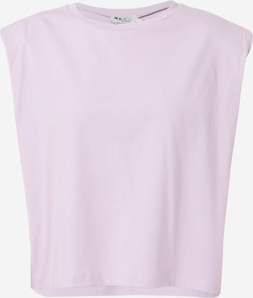 NA-KD Top in Purple: front