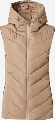 Gilet 'Dolores' di ZABAIONE in beige: frontale