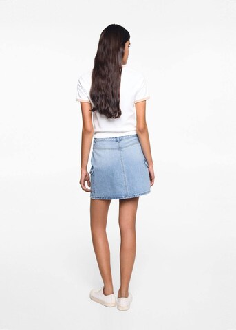 MANGO TEEN Skirt in Blue