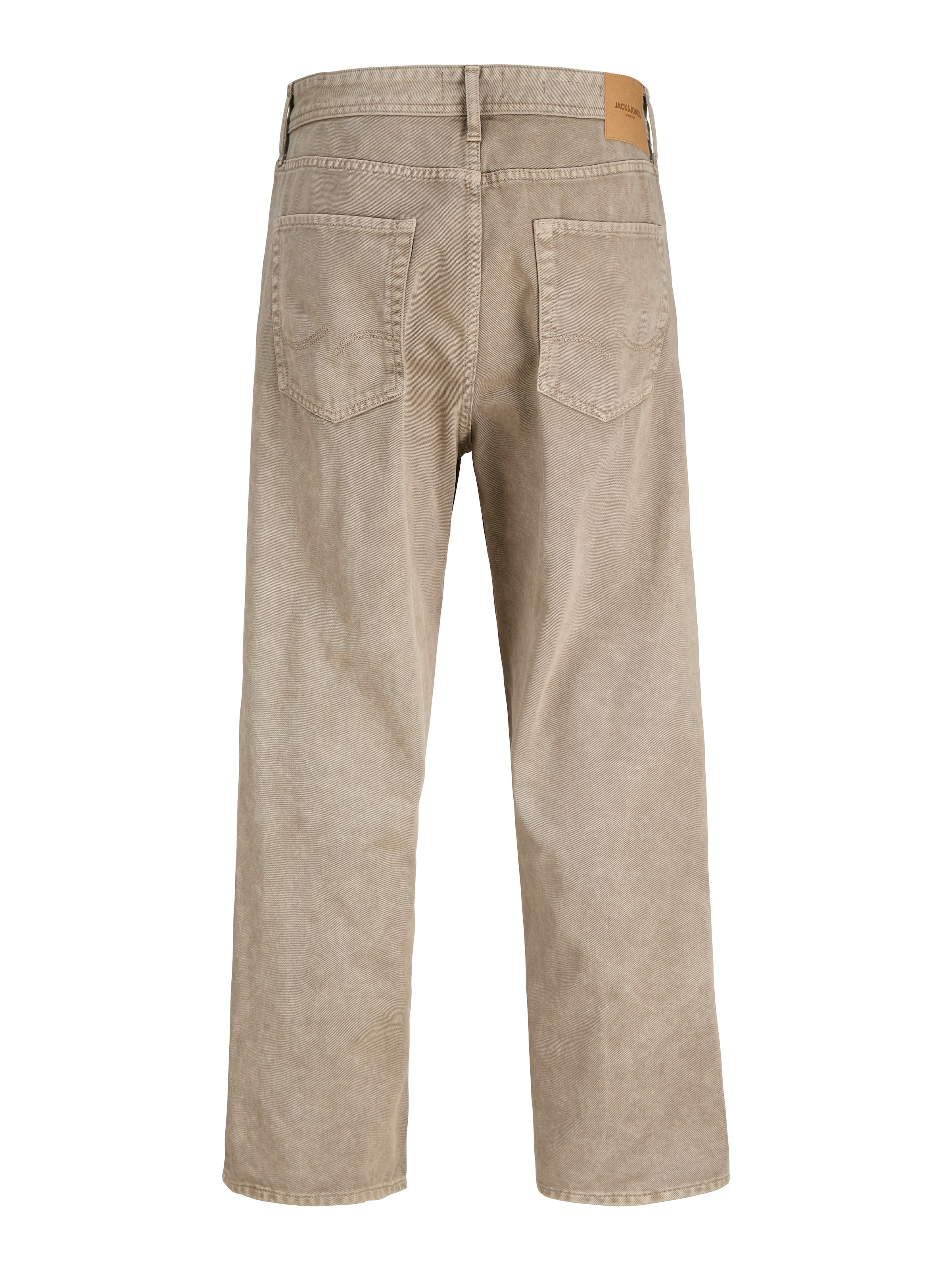 JACK & JONES Wide Leg Jeans 'JPSTALEX SMITH' i beige
