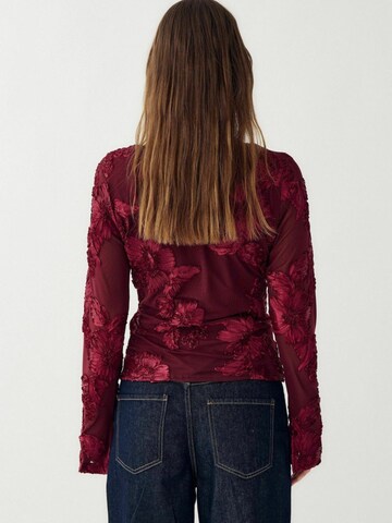 Top ' Lucille ' di Noella in rosso