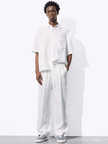 Pull&Bear Baggy Nadrág - fehér