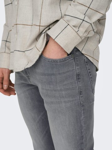 Only & Sons Baggy Jeans 'LOOM' in Grey