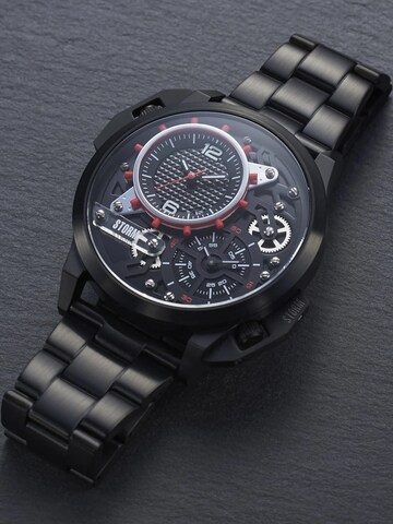 STORM Analoguhr 'Dualaton' in Schwarz