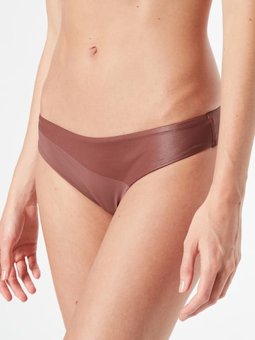 Calvin Klein Swimwear Bikini bottom in Brown: front