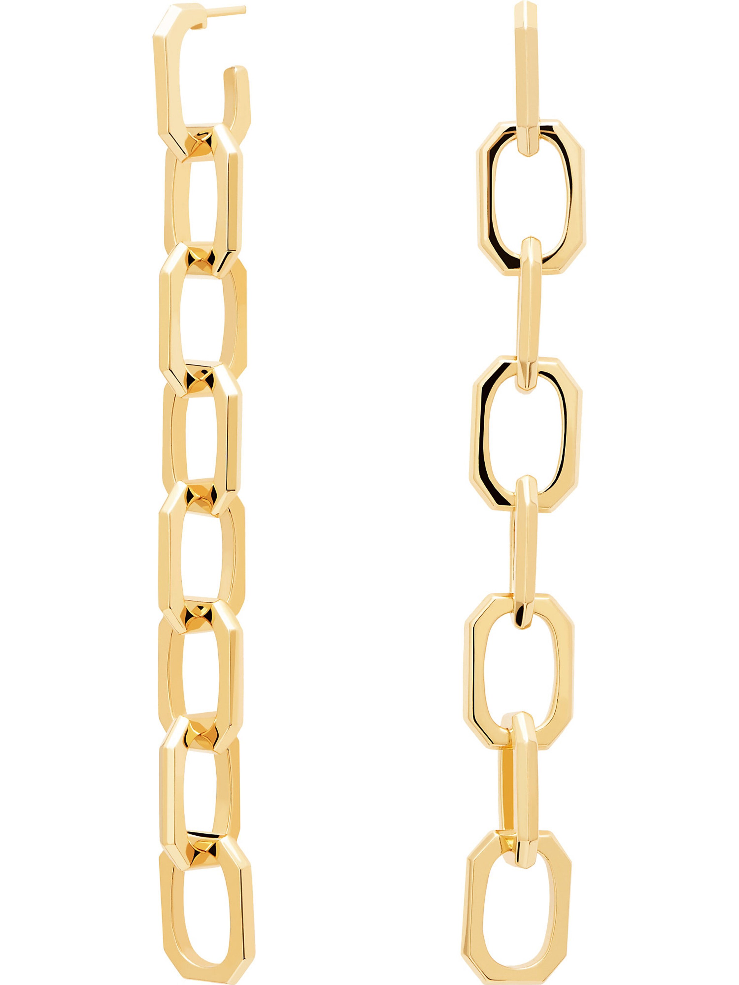 P D PAOLA Ohrringe in Gold: Vorderseite