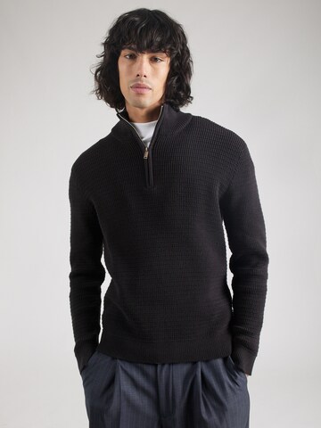 SELECTED HOMME - Pullover 'SLHTHEO' em preto: frente
