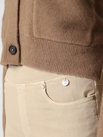 Anna Montana Slimfit Broek 'Rom' in Beige