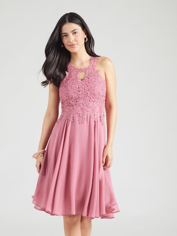 APART Рокля за коктейл в розово: отпред